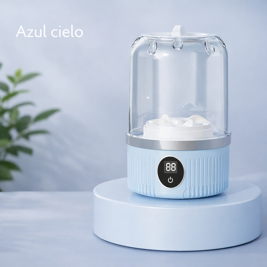 PureWash Mini by DROVEX — Mini Lavadora Portátil para Ropa Interior, Bebé y Prendas Delicadas