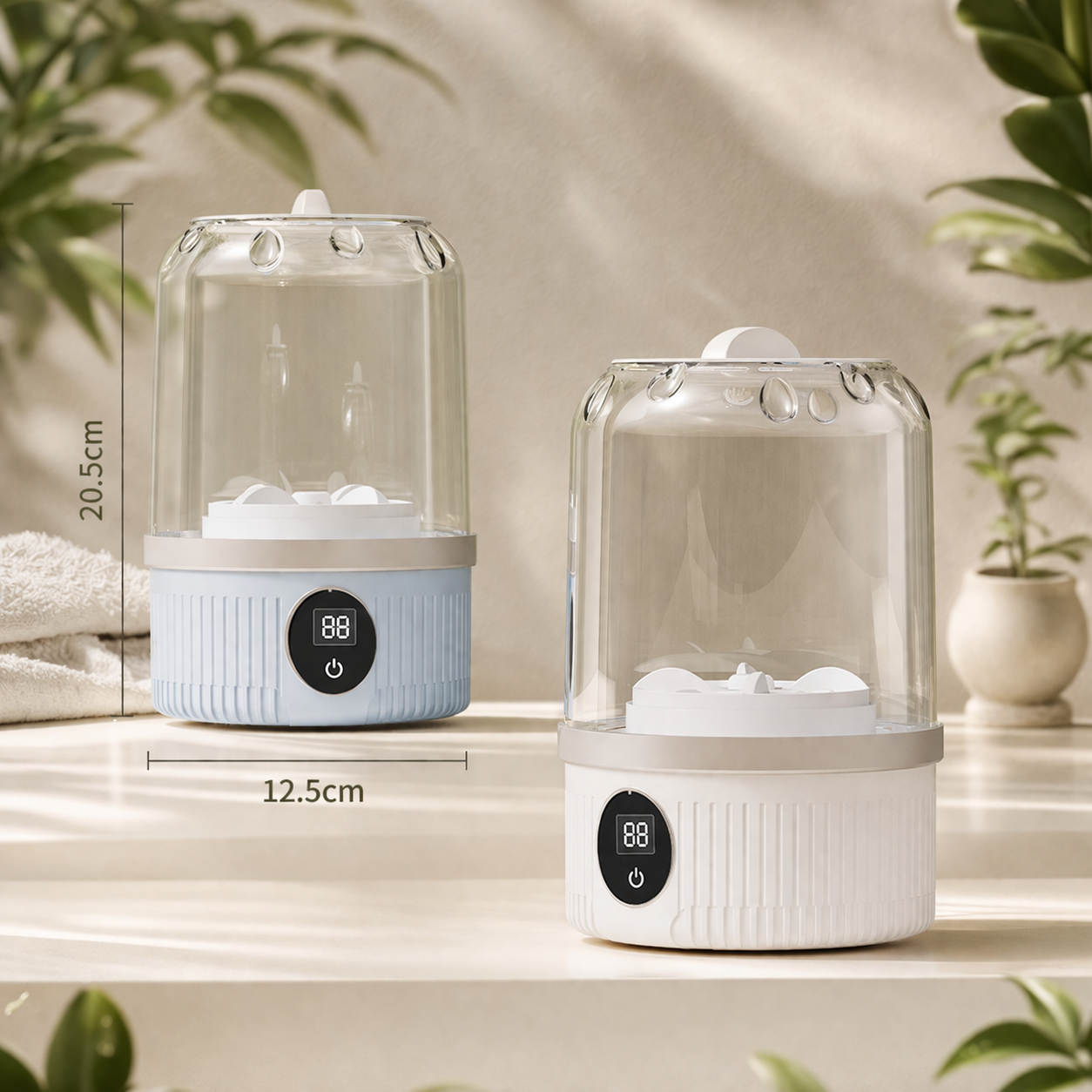 PureWash Mini by DROVEX — Mini Lavadora Portátil para Ropa Interior, Bebé y Prendas Delicadas